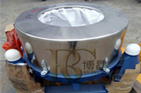 离心脱水机加滤布袋之后正常反应