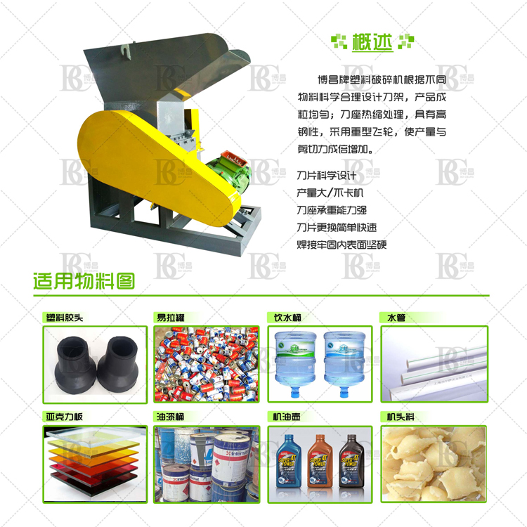 塑料水果框破碎机